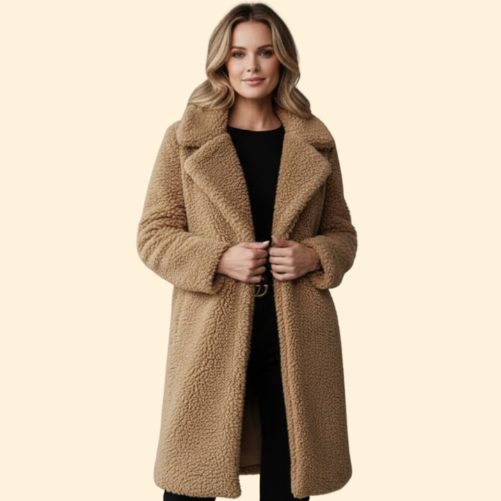 Women’s Long Teddy Coat