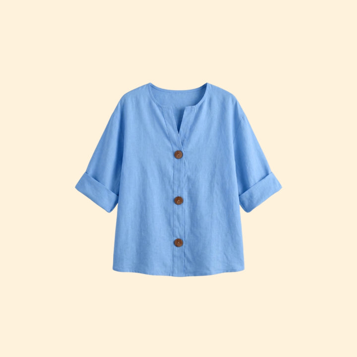 Women's Loose Linen Blouse