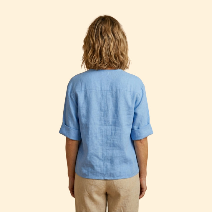 Women's Loose Linen Blouse