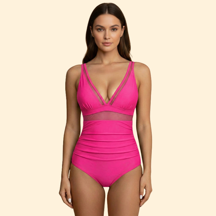 Women's Mesh-Panel Bikini Set