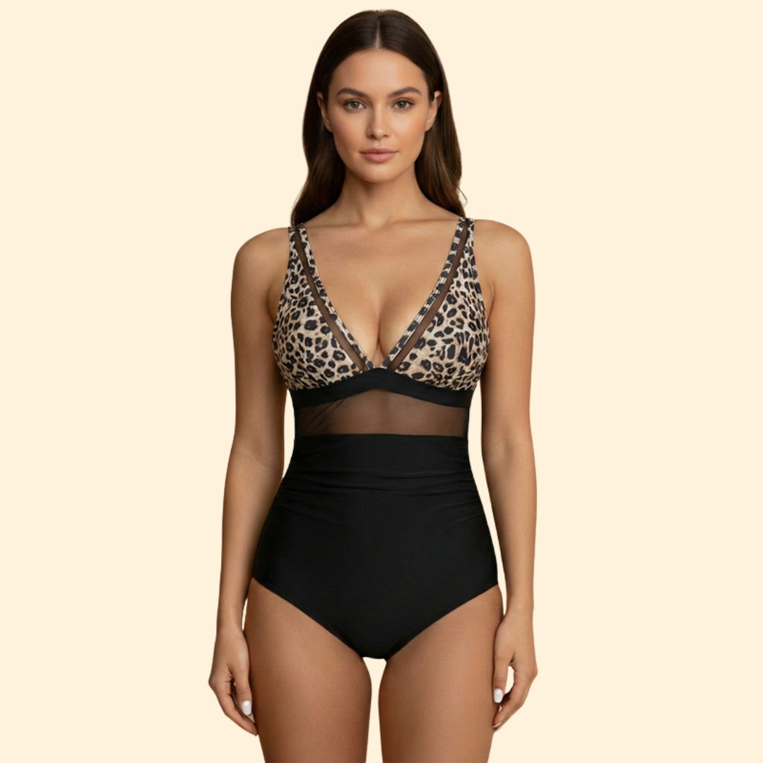 Women's Mesh-Panel Bikini Set
