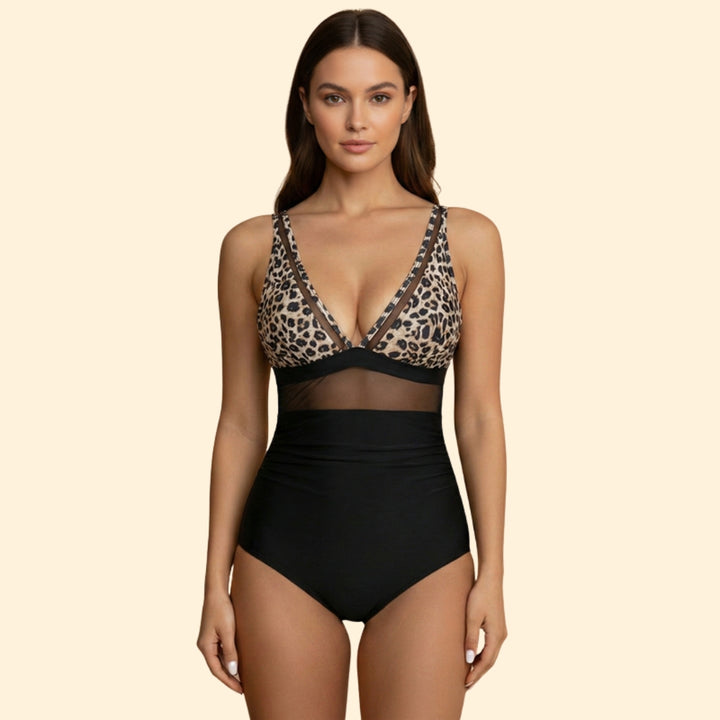 Women's Mesh-Panel Bikini Set