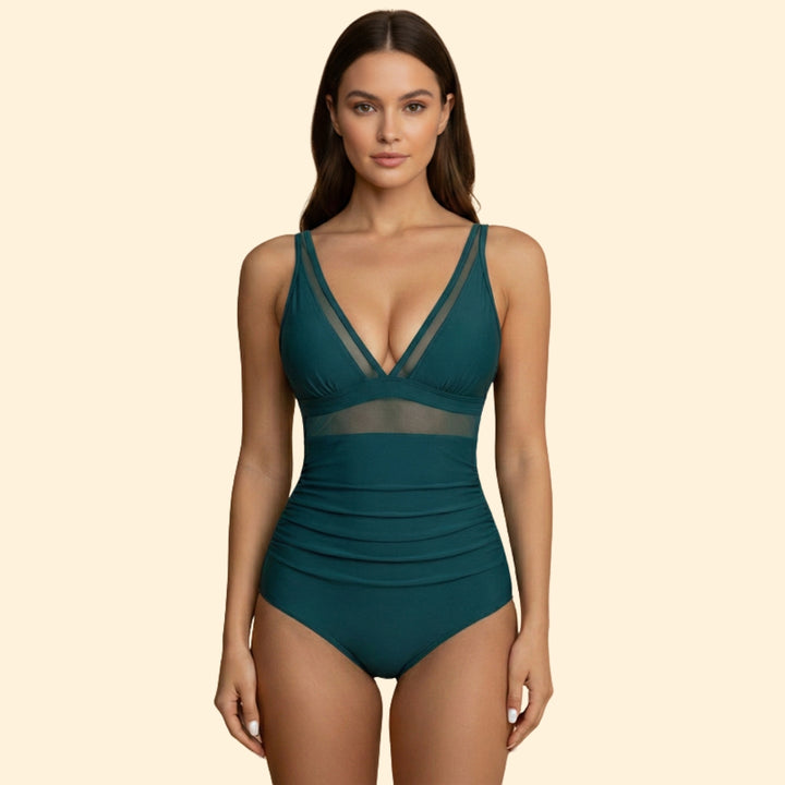 Women's Mesh-Panel Bikini Set