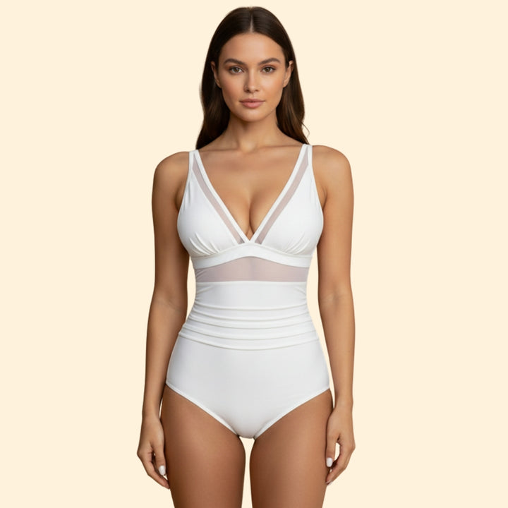 Women's Mesh-Panel Bikini Set