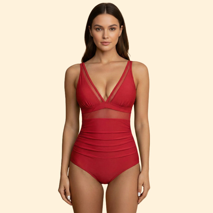 Women's Mesh-Panel Bikini Set