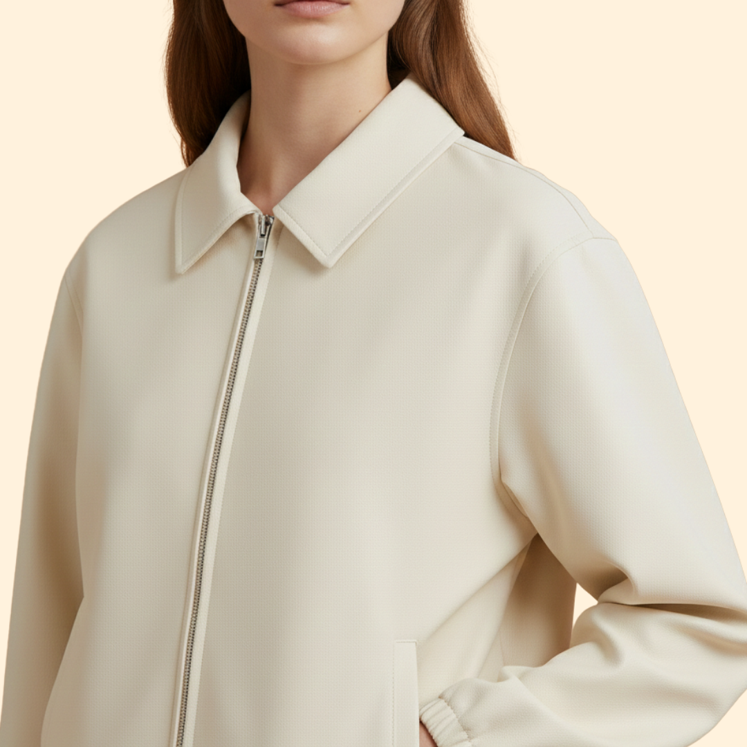 Women’s Modern Collar Bomber Jacket
