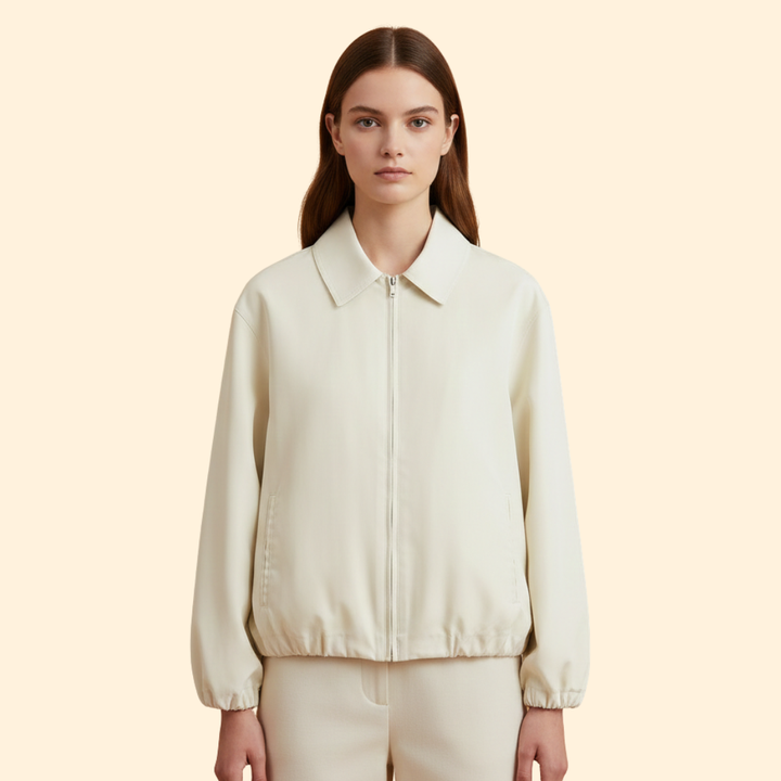 Women’s Modern Collar Bomber Jacket