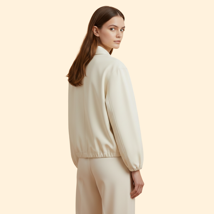 Women’s Modern Collar Bomber Jacket