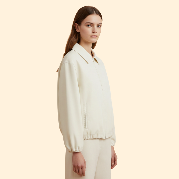 Women’s Modern Collar Bomber Jacket