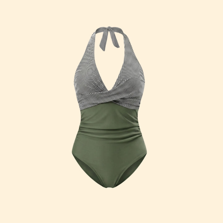 Women's Modern Cross-Front Swimsuit