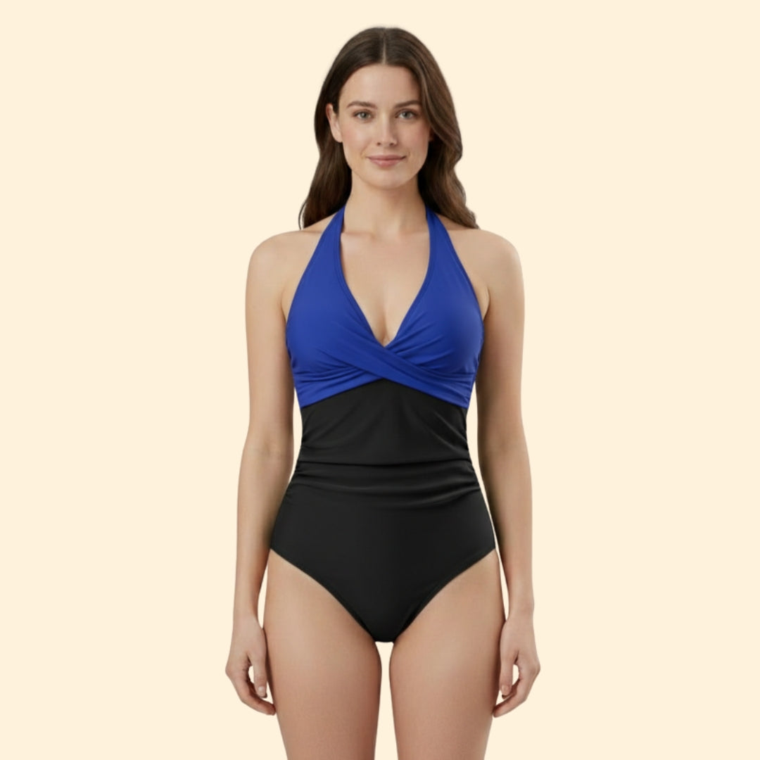 Women's Modern Cross-Front Swimsuit