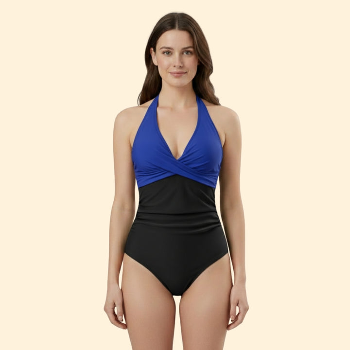 Women's Modern Cross-Front Swimsuit