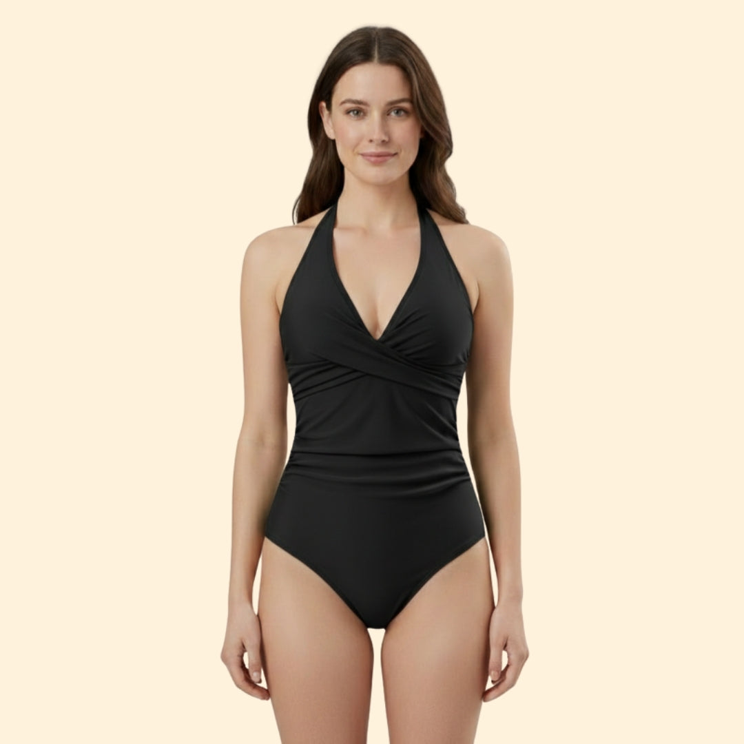 Women's Modern Cross-Front Swimsuit