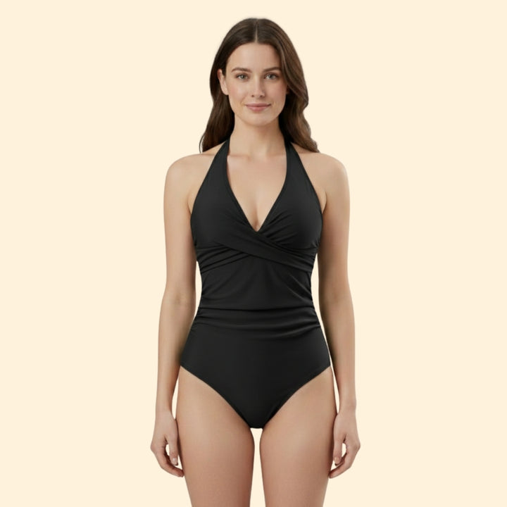 Women's Modern Cross-Front Swimsuit