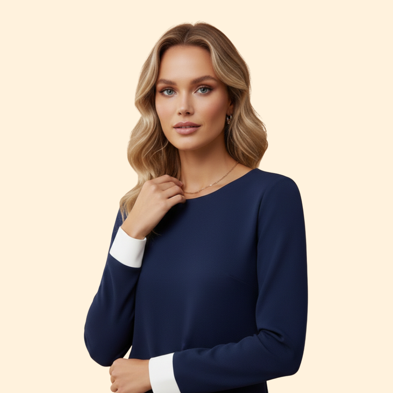Women’s Modern Cuff Detail Dress