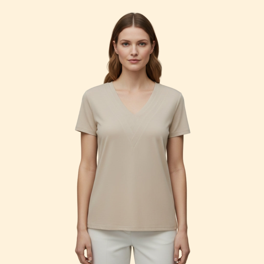 Women's Modern V-Neck Top