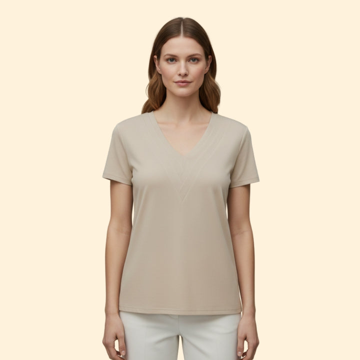 Women's Modern V-Neck Top