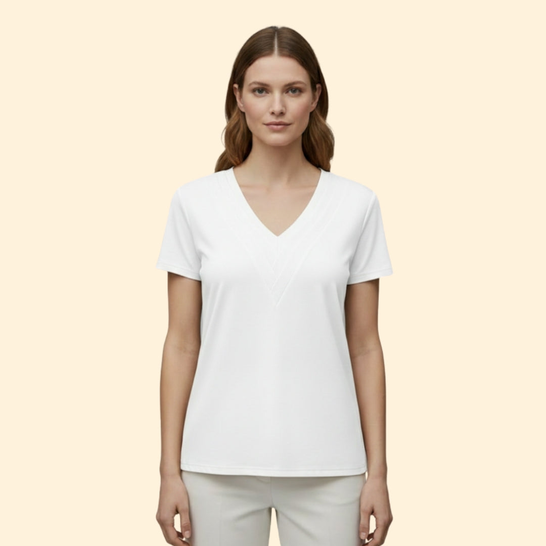 Women's Modern V-Neck Top