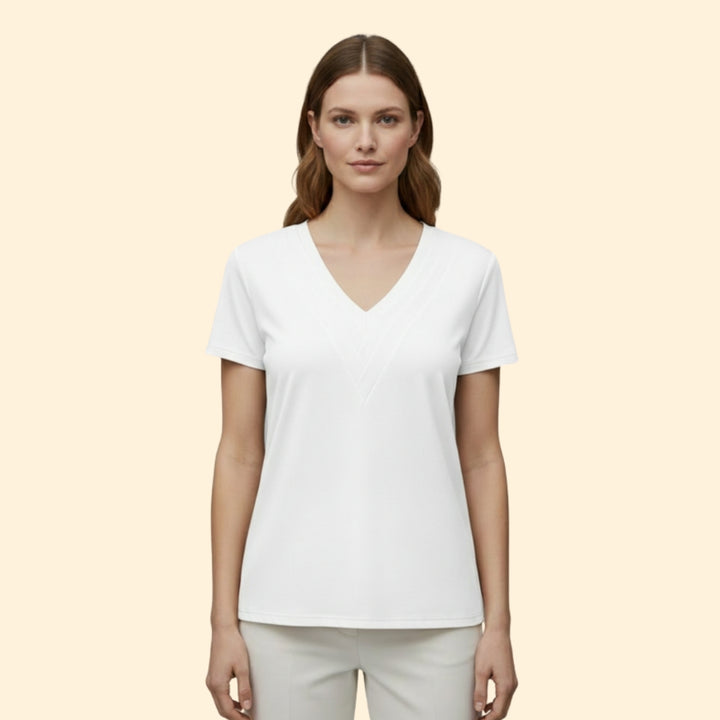 Women's Modern V-Neck Top