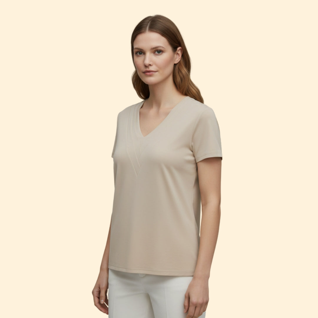 Women's Modern V-Neck Top