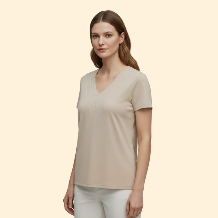 Women's Modern V-Neck Top