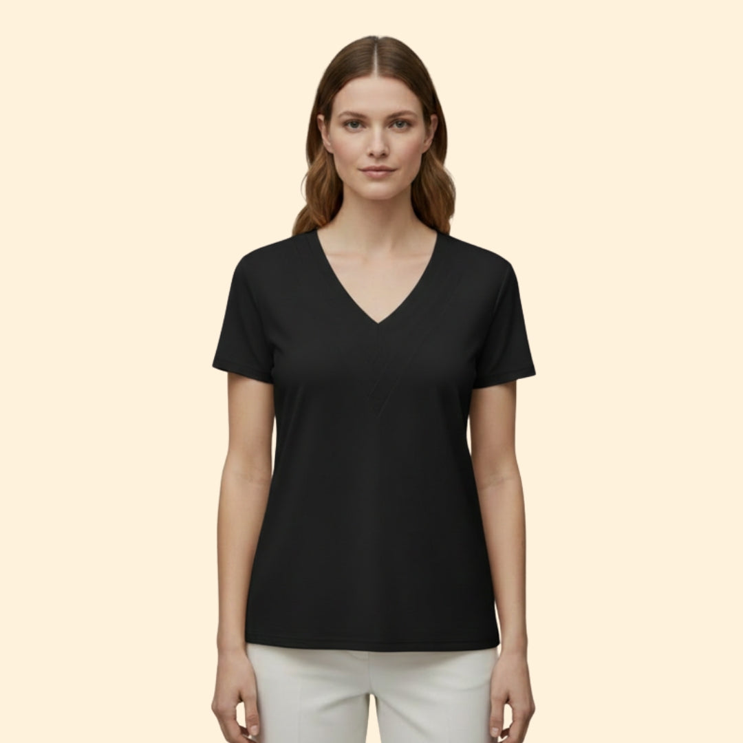 Women's Modern V-Neck Top