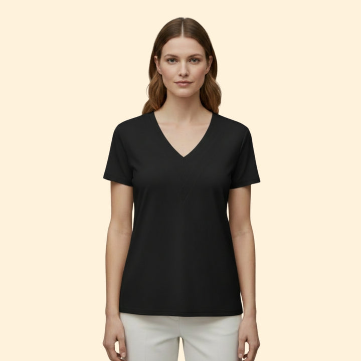 Women's Modern V-Neck Top
