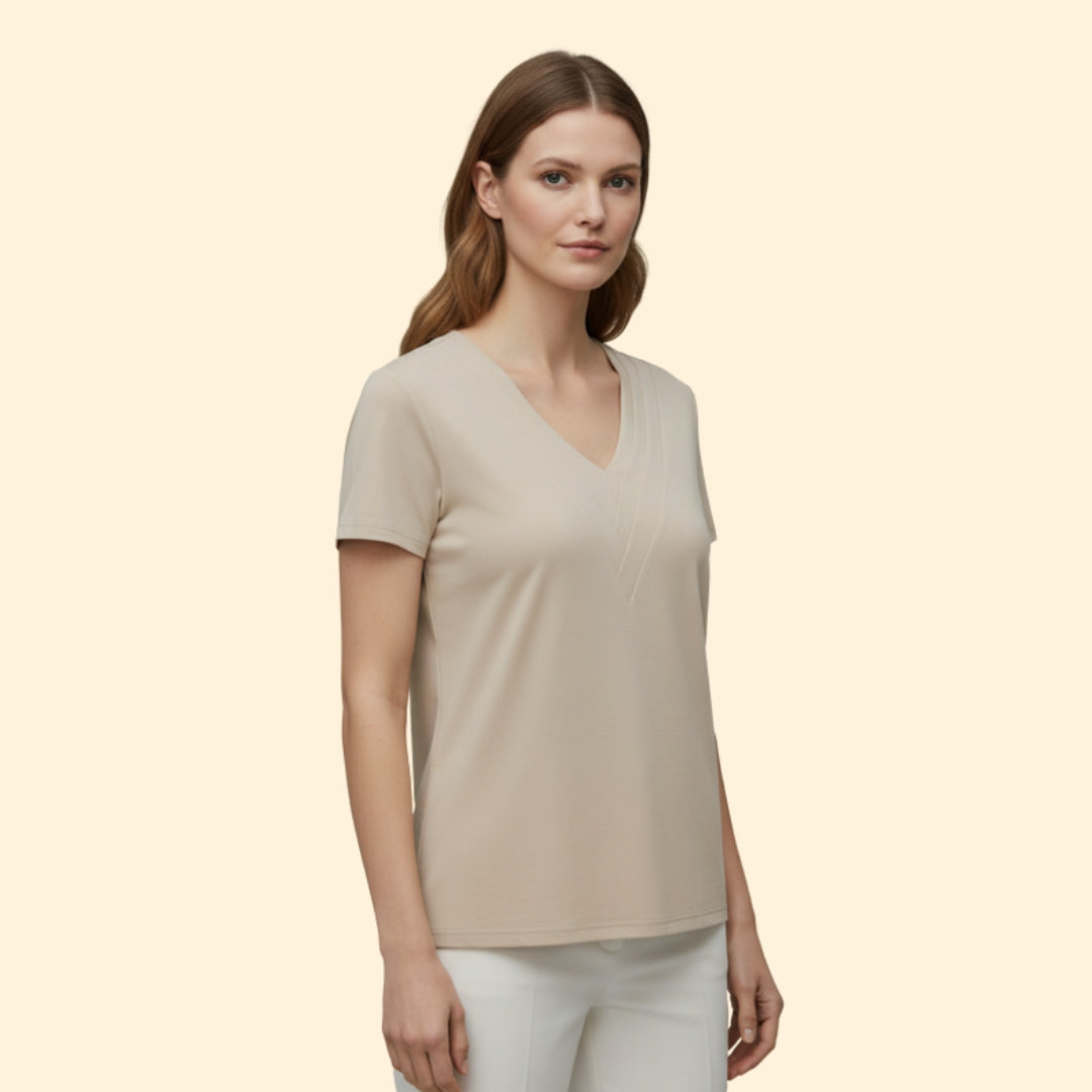 Women's Modern V-Neck Top