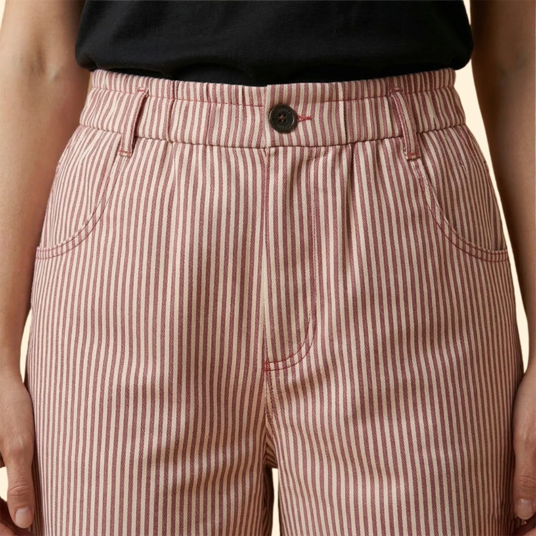 Women's Nautical Striped Shorts