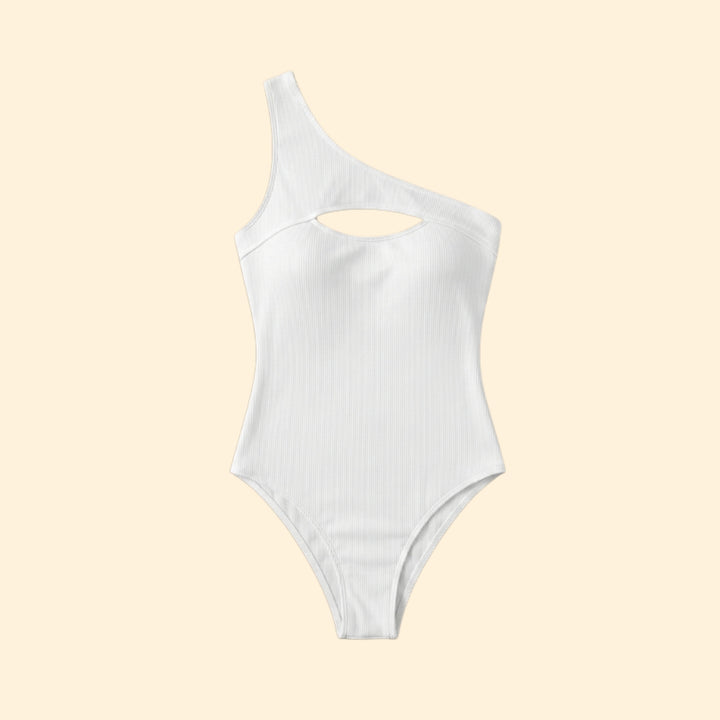 Women's One-Shoulder Cutout Swimsuit
