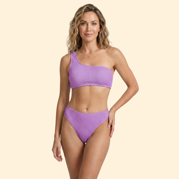 Women's One-Shoulder High-Waist Bikini
