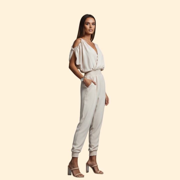 Women's Open-Shoulder Jumpsuit