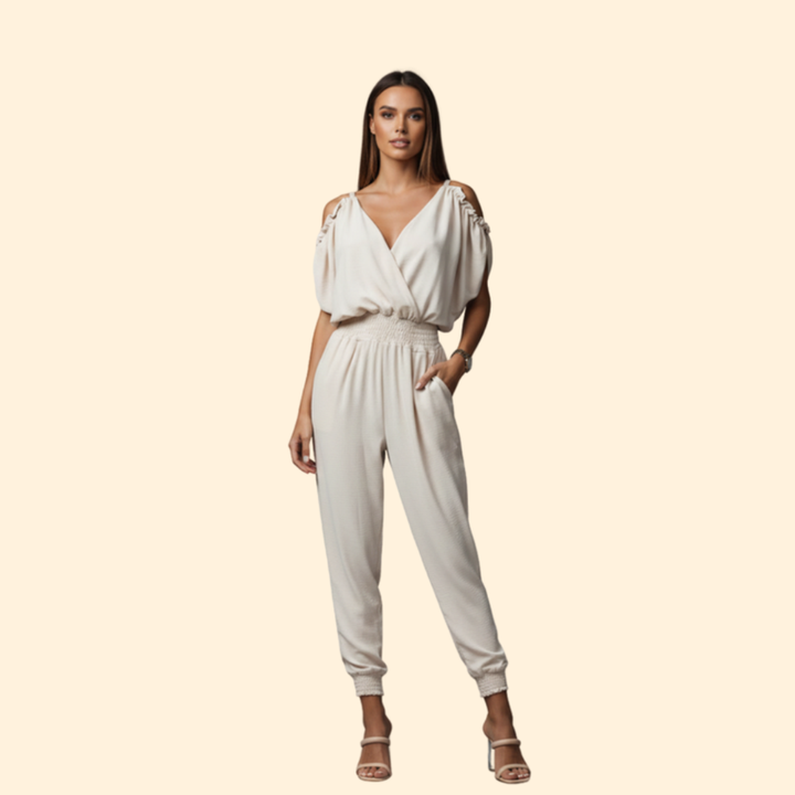 Women's Open-Shoulder Jumpsuit