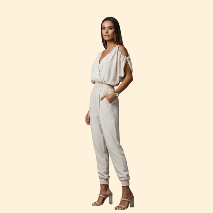 Women's Open-Shoulder Jumpsuit