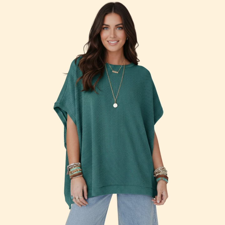 Women's Oversized Ribbed Top