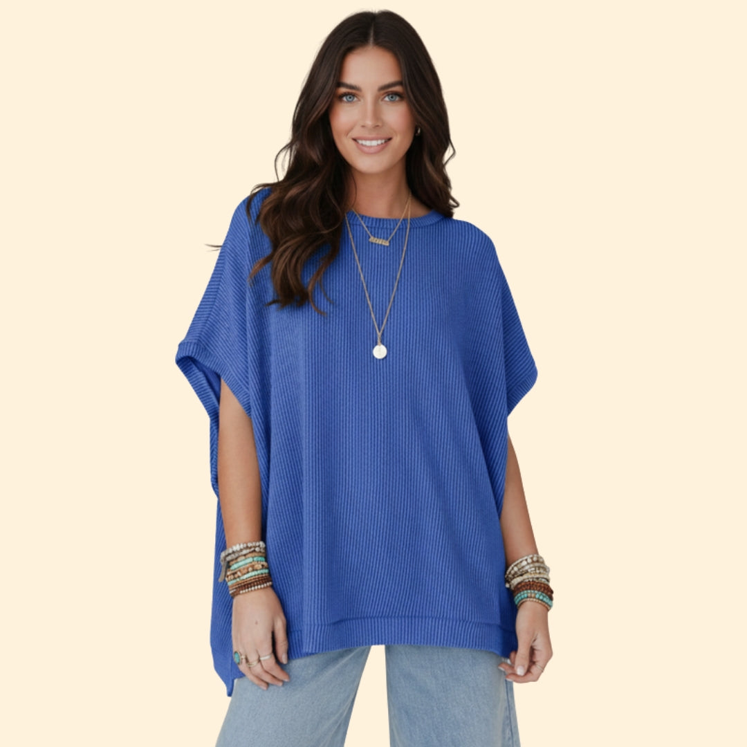 Women's Oversized Ribbed Top
