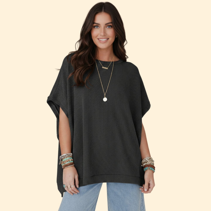 Women's Oversized Ribbed Top