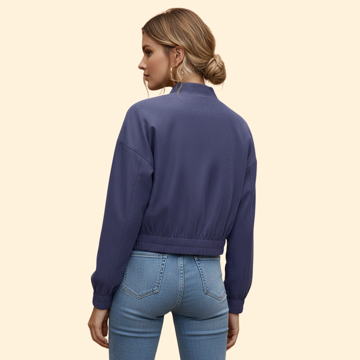 Women’s Patch Pocket Bomber Jacket