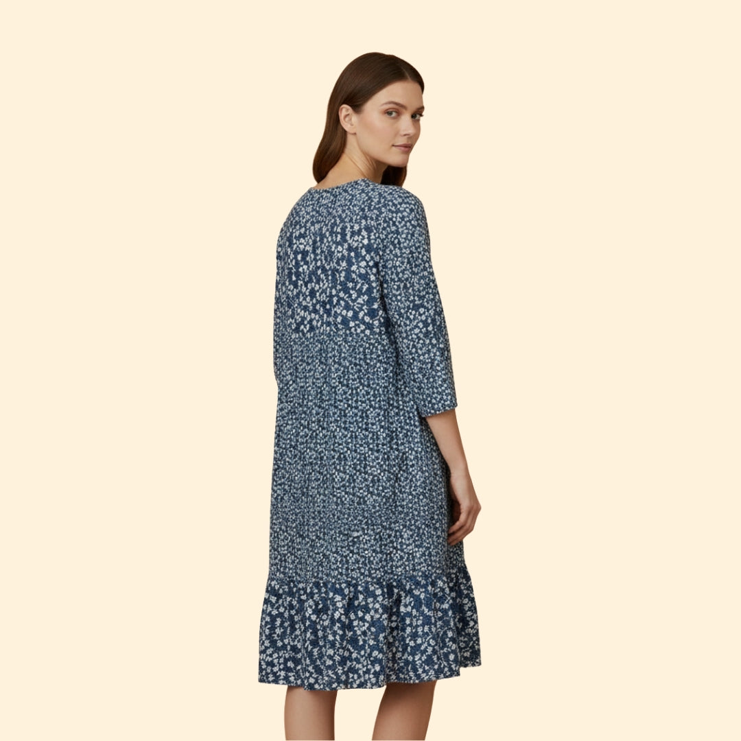 Women's Patterned Midi Dress