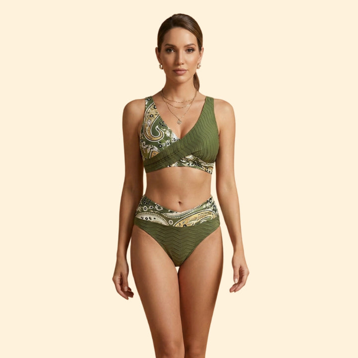 Women's Patterned Wrap Bikini