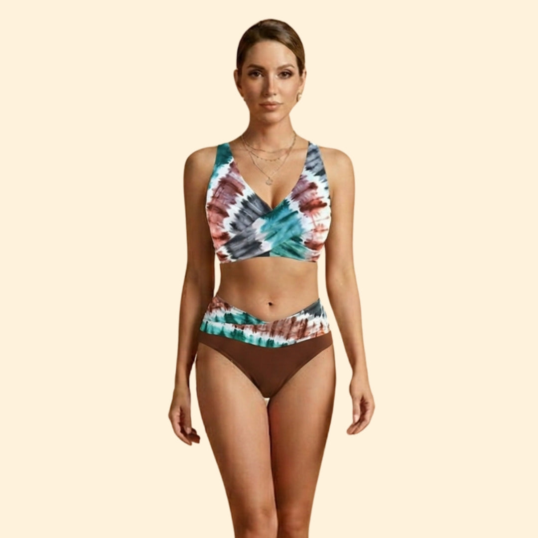 Women's Patterned Wrap Bikini