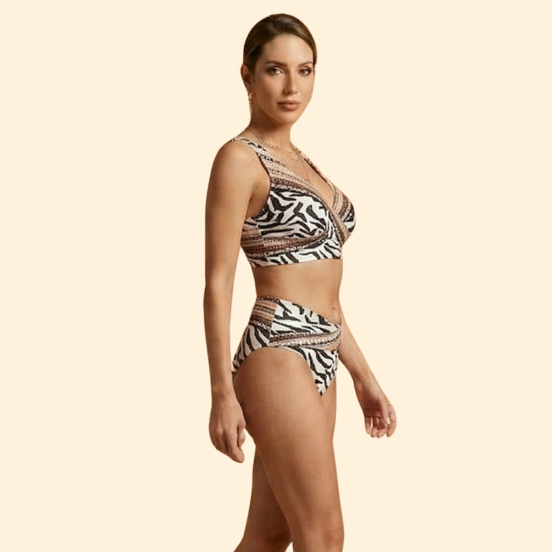 Women's Patterned Wrap Bikini
