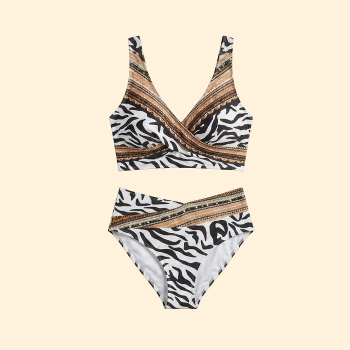 Women's Patterned Wrap Bikini