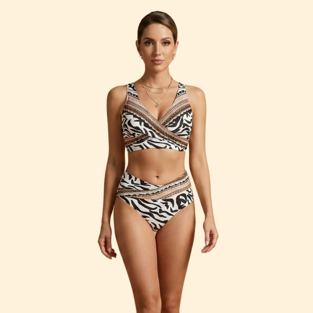 Women's Patterned Wrap Bikini