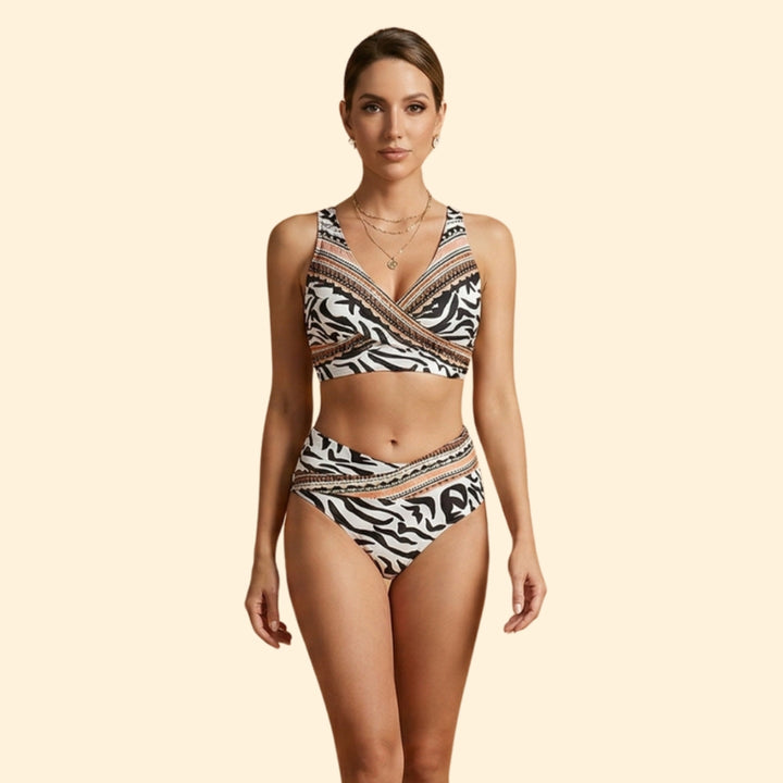 Women's Patterned Wrap Bikini