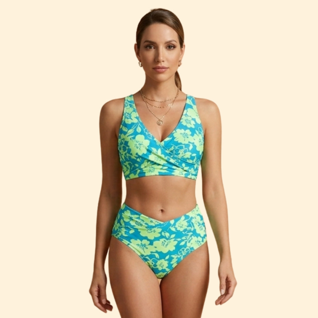 Women's Patterned Wrap Bikini