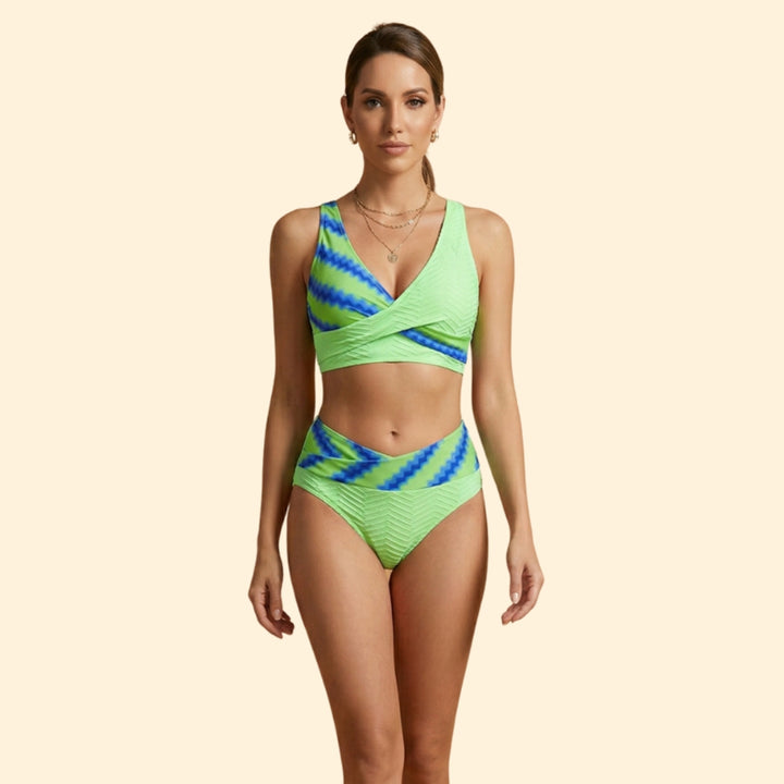 Women's Patterned Wrap Bikini