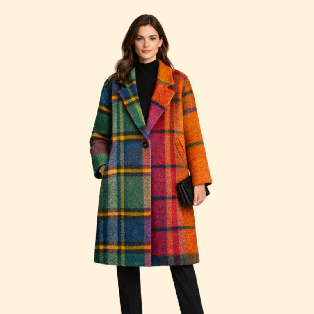 Women’s Plaid Long Coat