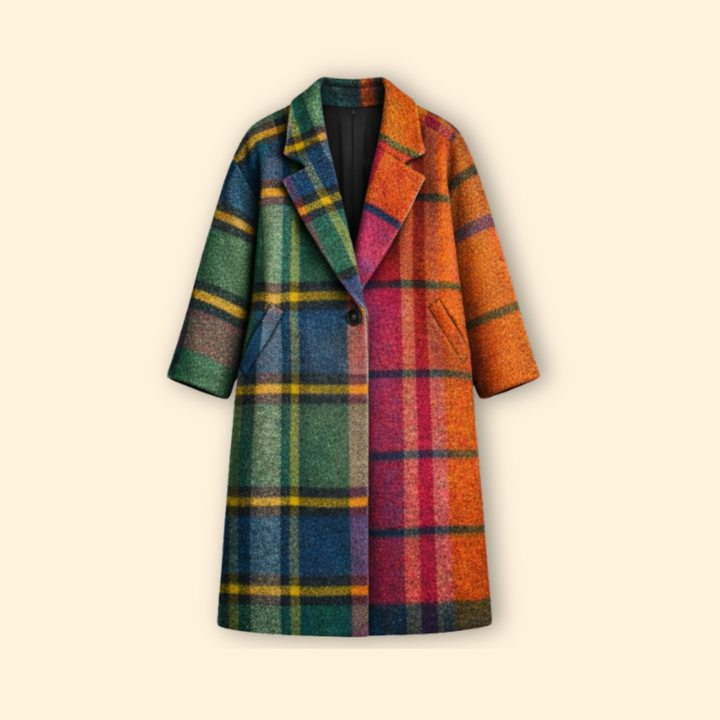 Women’s Plaid Long Coat