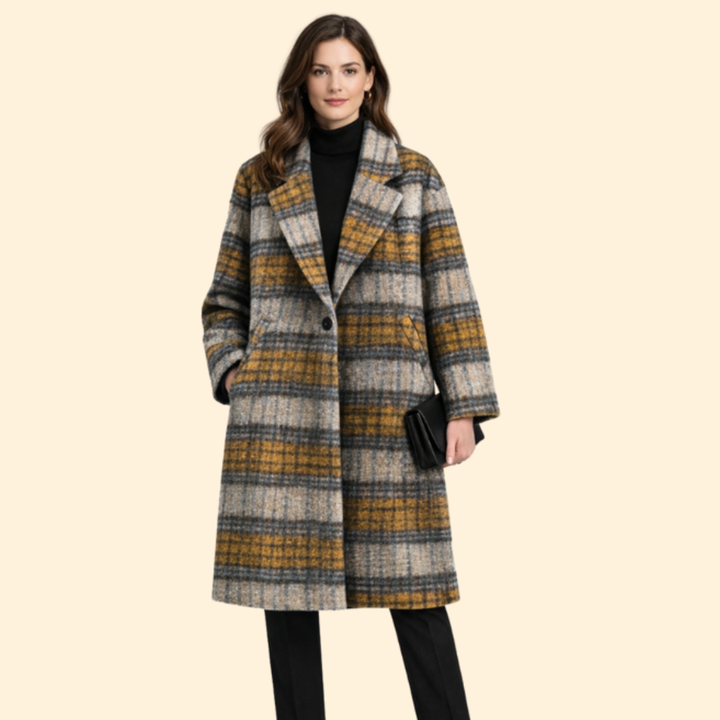 Women’s Plaid Long Coat
